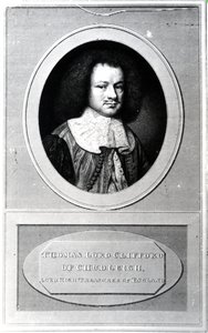 Thomas Clifford, 1. Baron Clifford von Chudleigh, graviert von Edward Scriven, 1820 von Samuel Cooper